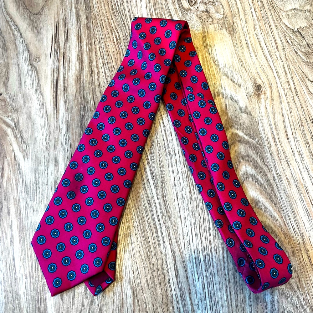 Vintage Burberry 100% Silk Tie